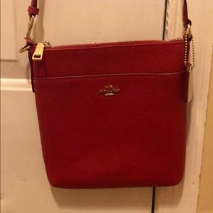 Red coach crossbody